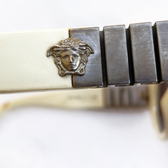 VTG Gianni Versace Sunglasses MOD 480/B Rare White - Picture 7 of 8